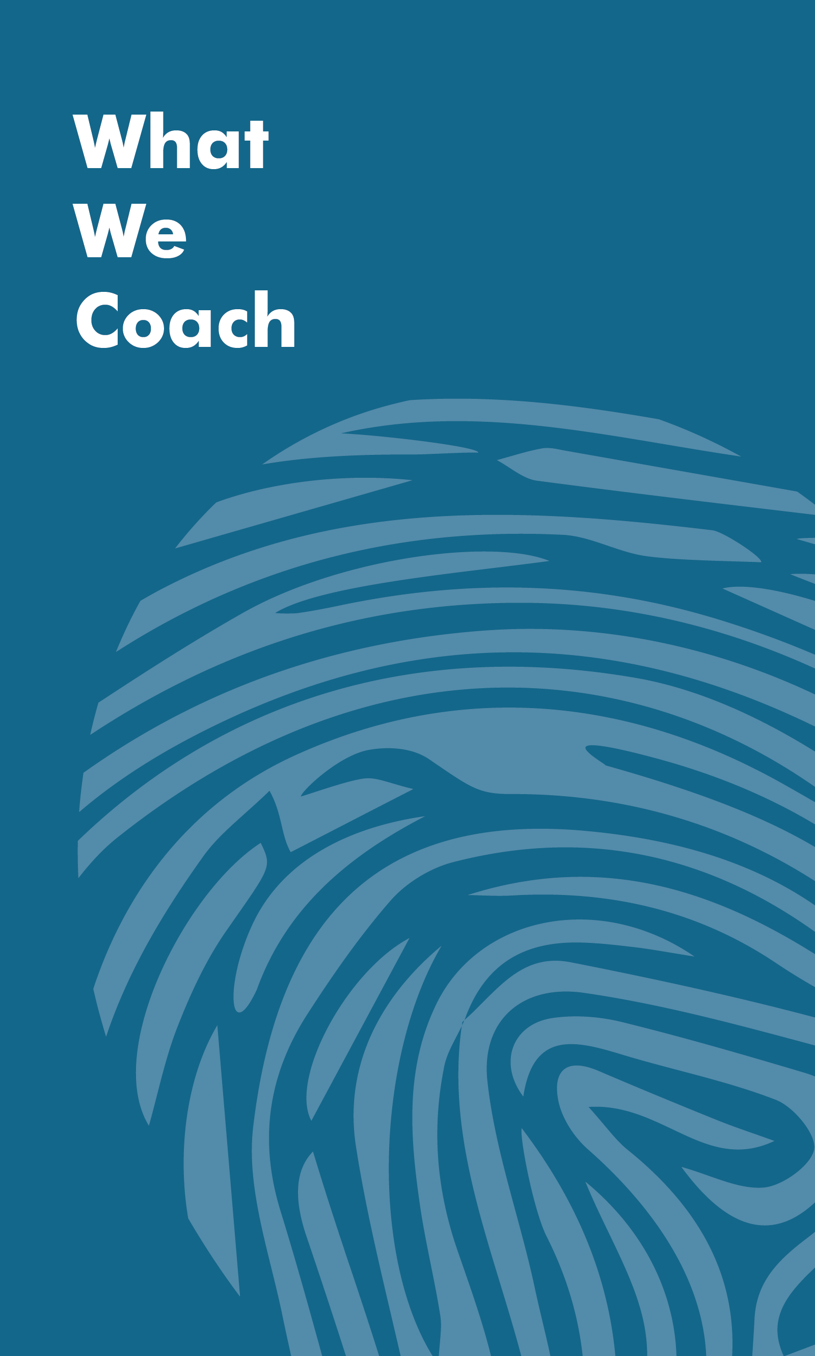 What We Coach - Field Safety Services Fingerprint